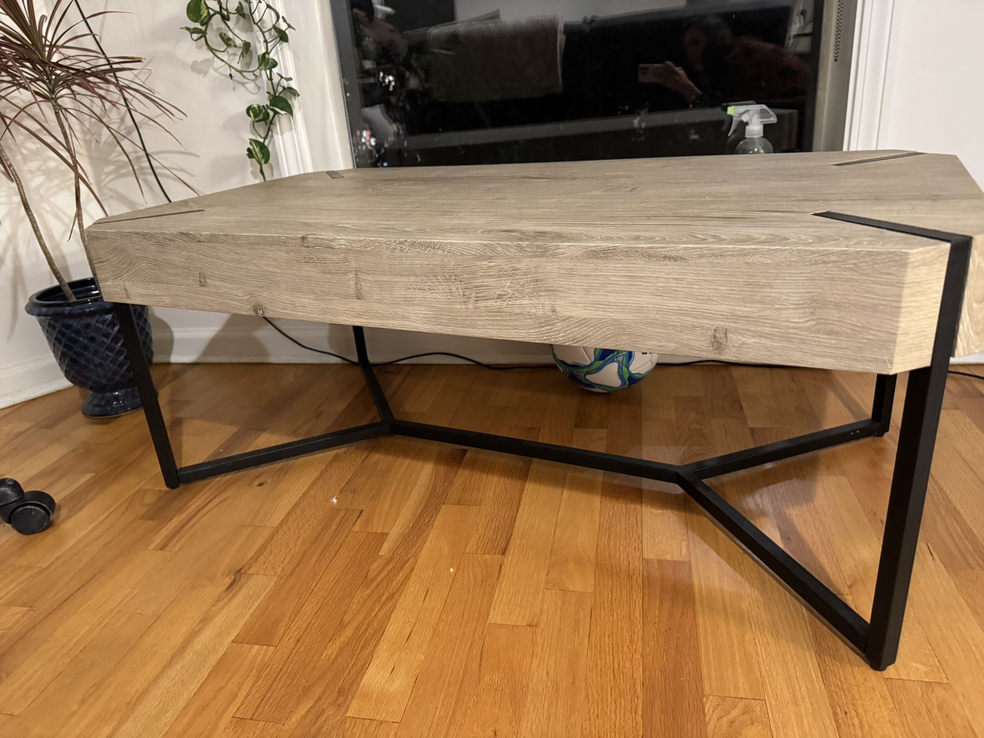 Natural Wood Coffee Table
