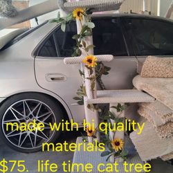 Cat tree. Cat tower. Cat scratcher. Cat bed. Cat condo. Cat post