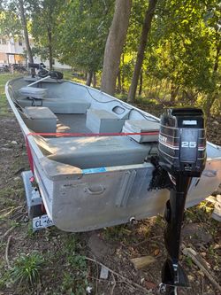 14’ Seanymph Aluminum Boat, Trailer, and Motor