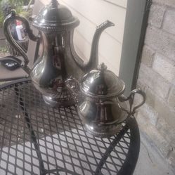 Silver Antique Teapot 