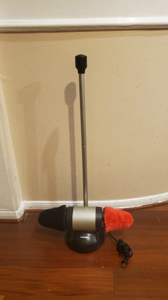 Sharper Image Tall Electric Shoe Shine Shiner Polisher Buffer CA825