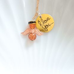 I Love You Angel With Necklace 
