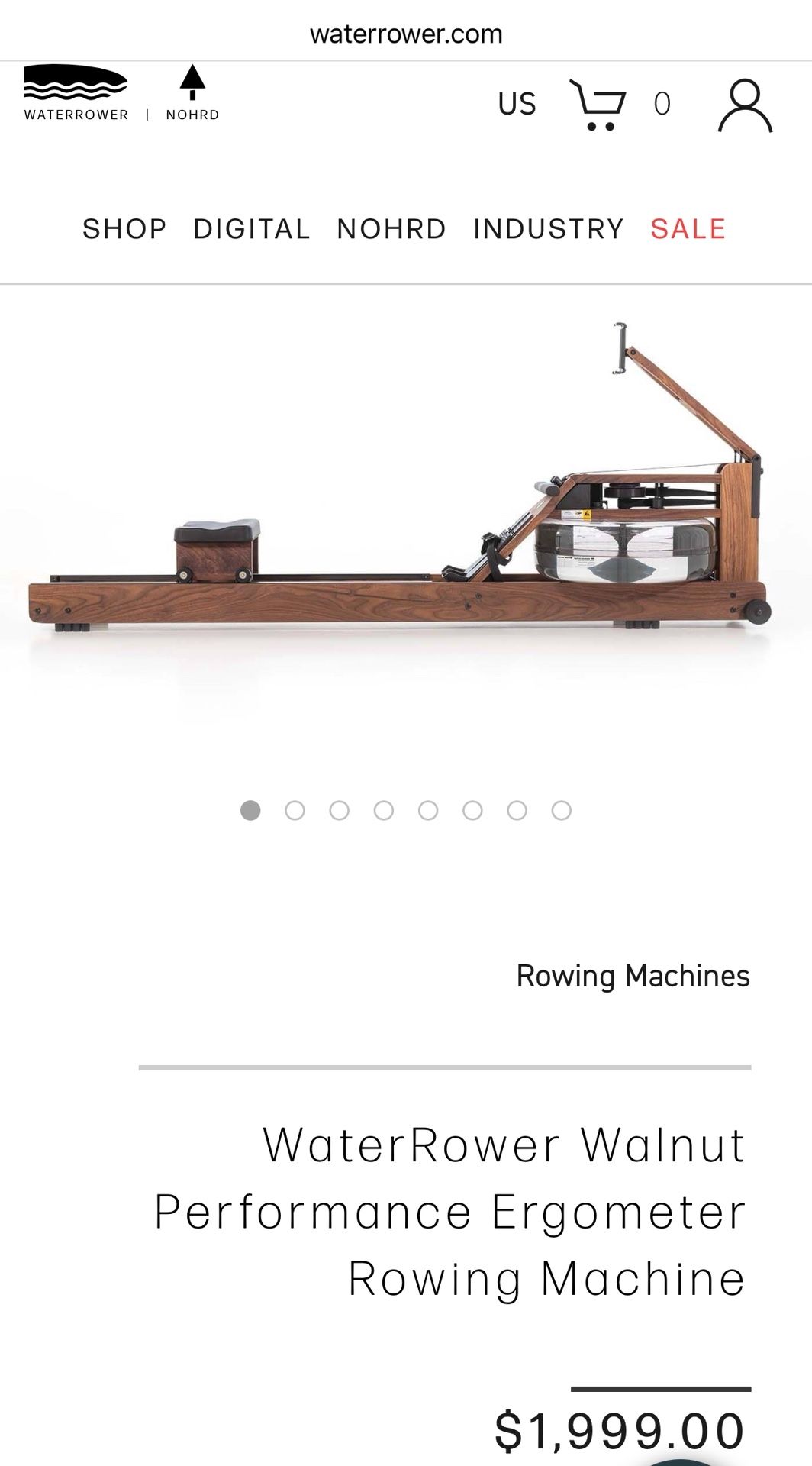 WaterRower Rowing Machine