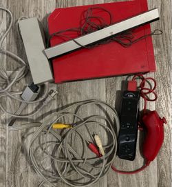 Red wii (backwards compatible with gamecube)