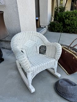 White Child Rocking Chair