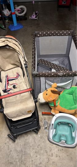 Baby Gear Bundle – Stroller, Playard, and More