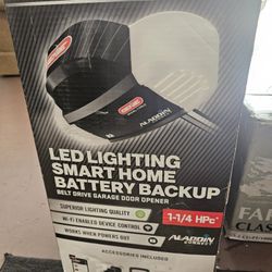 Garage Door Opener Led Smart Home Battery Backup New In Box 