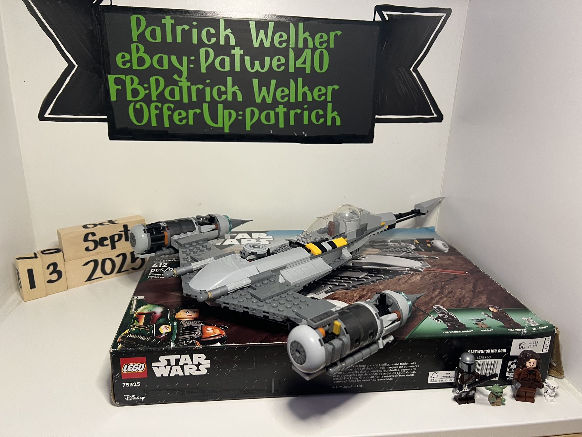 75325 LEGO Star Wars The Book of Boba Fett The Mandalorian's N-1 Starfighter