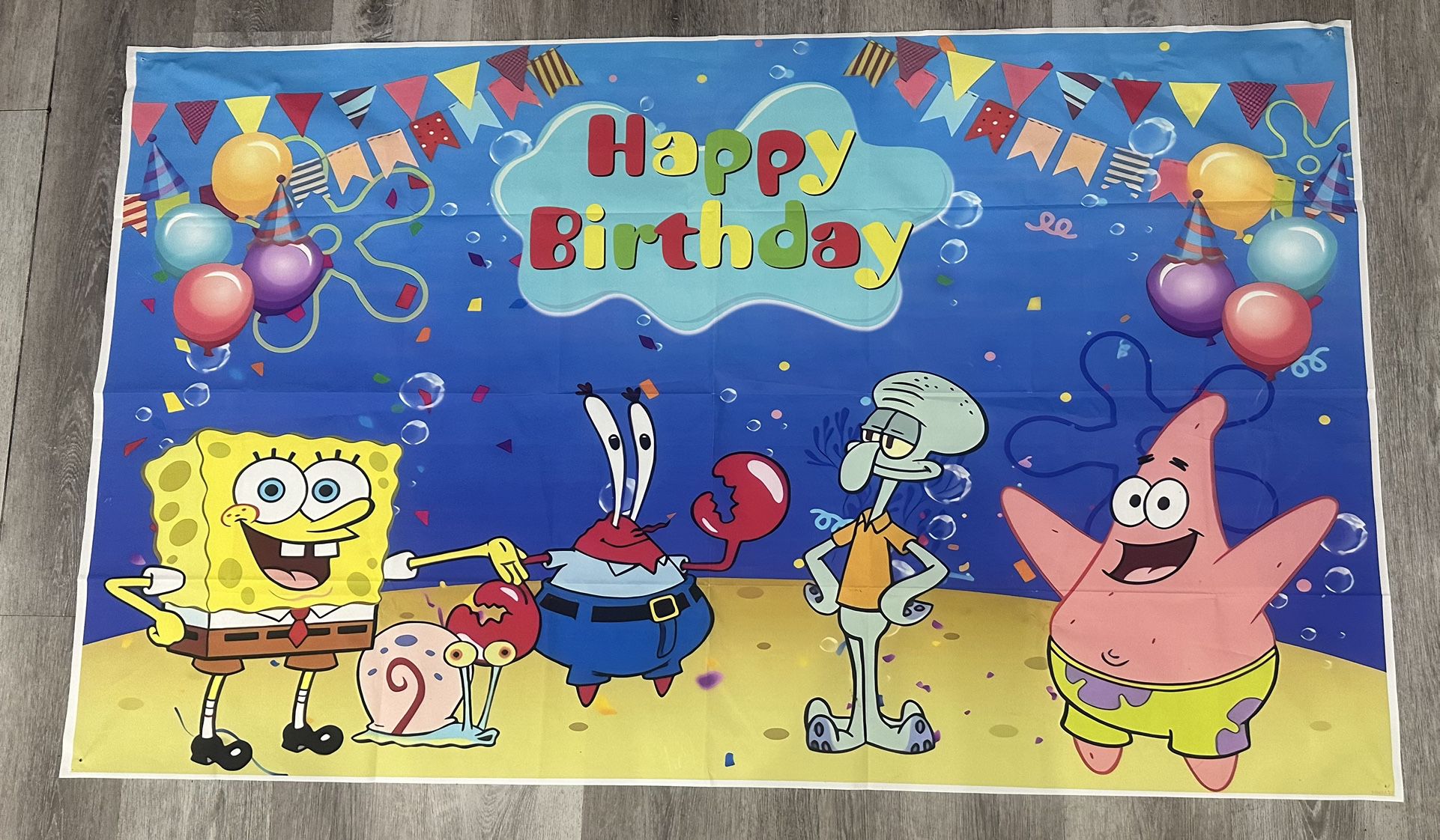 SpongeBob Birthday Banner For $5