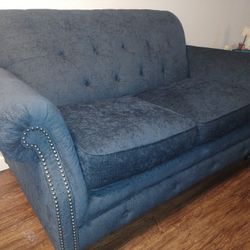 Loveseat, Blue 