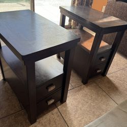 End Cap Tables With Drawers