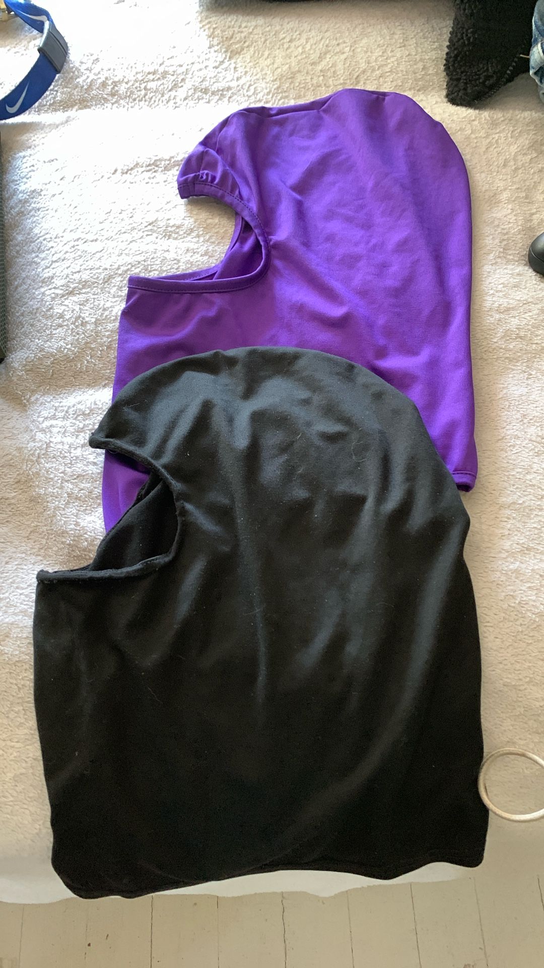 Black And Purple Ski Mask
