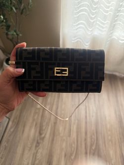 Fendi wallet on chain continental tube