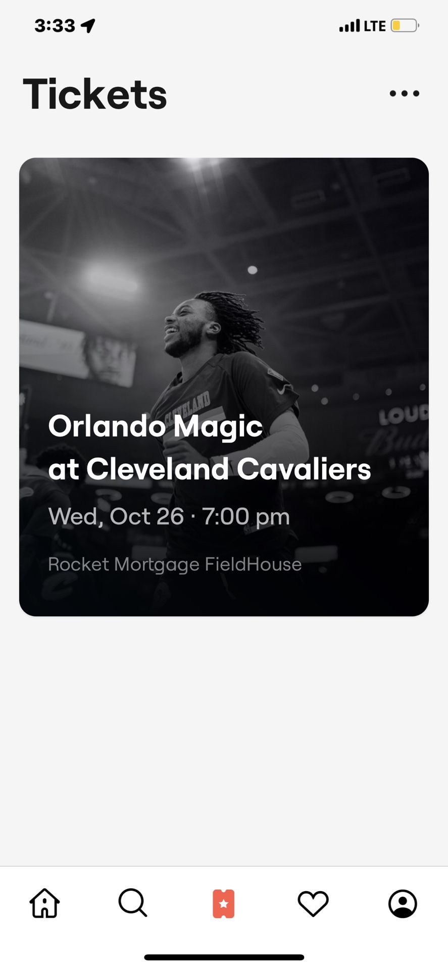Cavs Tickets Vs Orlando Magic 10/26/22