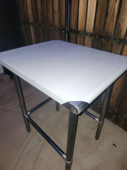 Open Base Stainless Steel Work Table-Kitchen Prep Table, 30 in. x 24 in.
