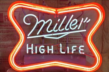 Vintage Miller High Life Neon Blinks 3 Different settings