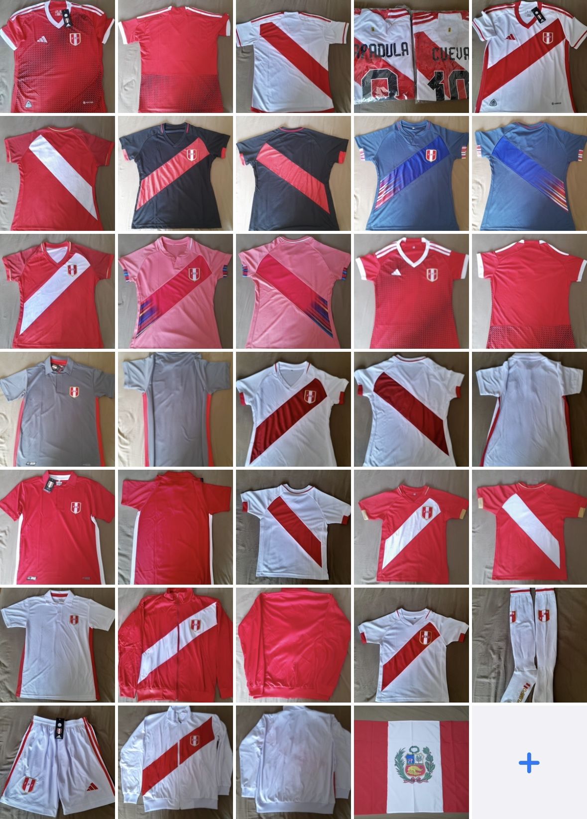 Adidas Peru Jerseys / Camisetas Peruanas Adidas