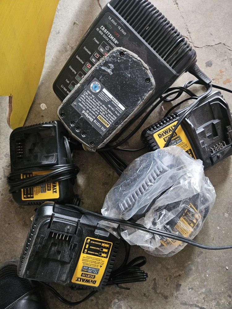 Free  Dewalt  Chargers 