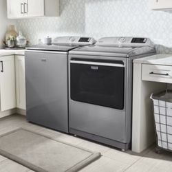 MAYTAG washer and dryer side-by-side