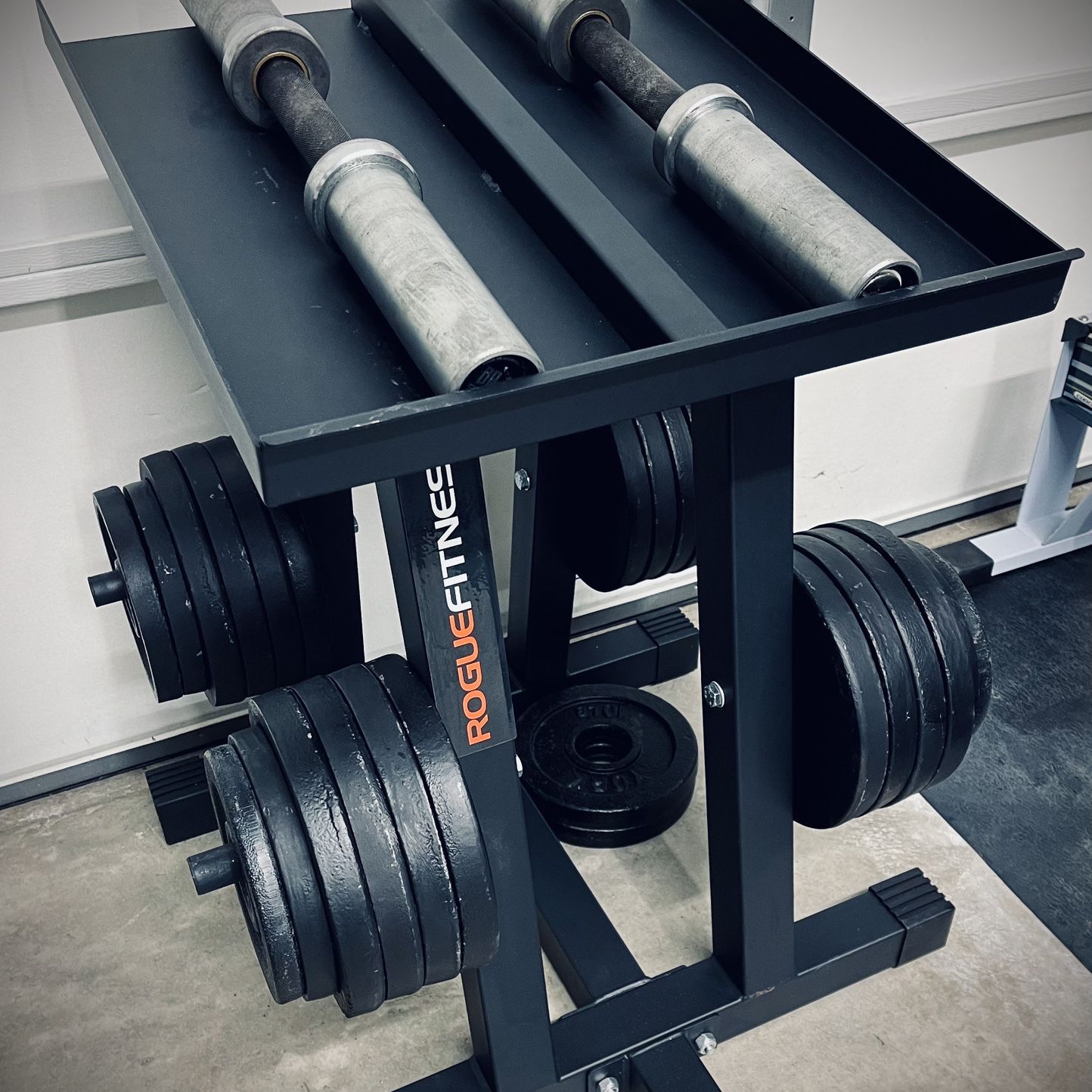 Rogue DB-15 Loadable Dumbbell w/Titan Stand (230lbs)