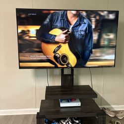 Whalen 3-Shelf Television Stand with Floater Mount for TVs up to 65” TV