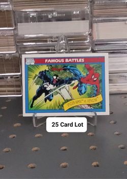 (25) 1990 Marvel - Famous Battles - Cards 