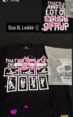 Cough syrup tee