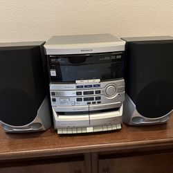 Magnavox, MAS100 3-Disc CD Bookshelf Mini Stereo System