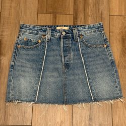 Levi’s blue Recrafted Icon denim Skirt