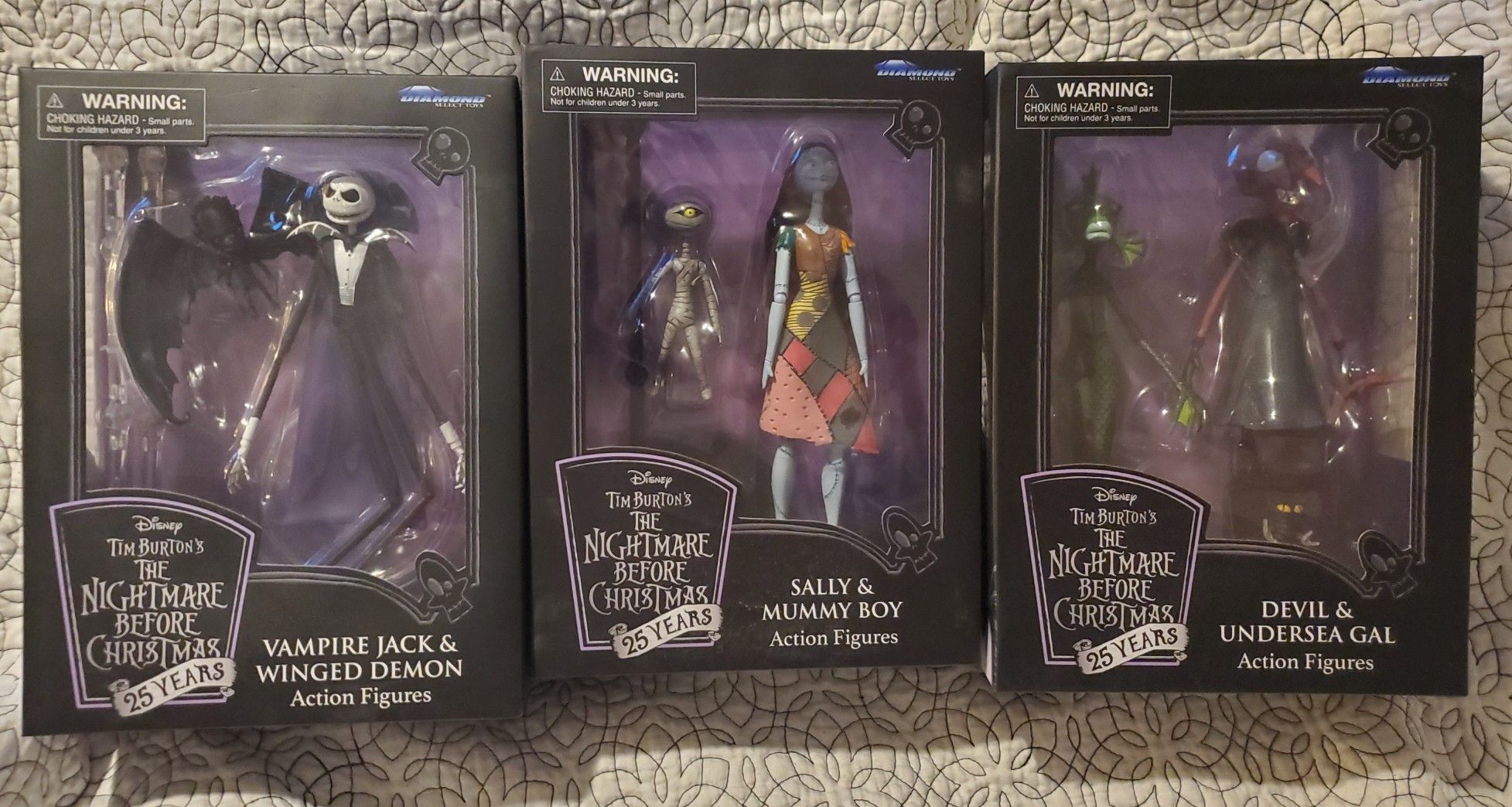 Nightmare before christmas action figures !!!!