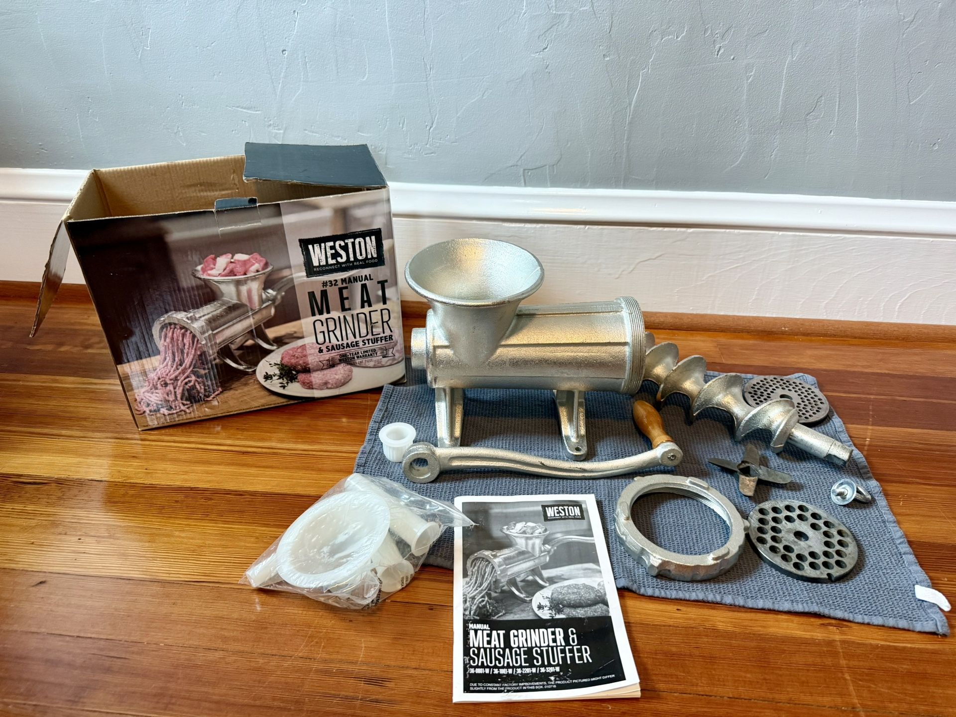 #32 Manual Meat Grinder/sausage Stuffer