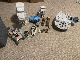 Star Wars imaginext Heroes Vehicle & Figure Lot