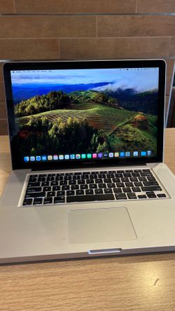 Apple MacBook Pro 15” i7/8GB/256GB SSD $180