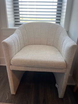 Gray armchair