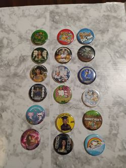 Graduation buttons and etc