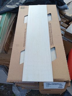 White Stone Look Porcelain Tile 6 X 24