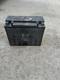 Motorcycle Battery Black Used