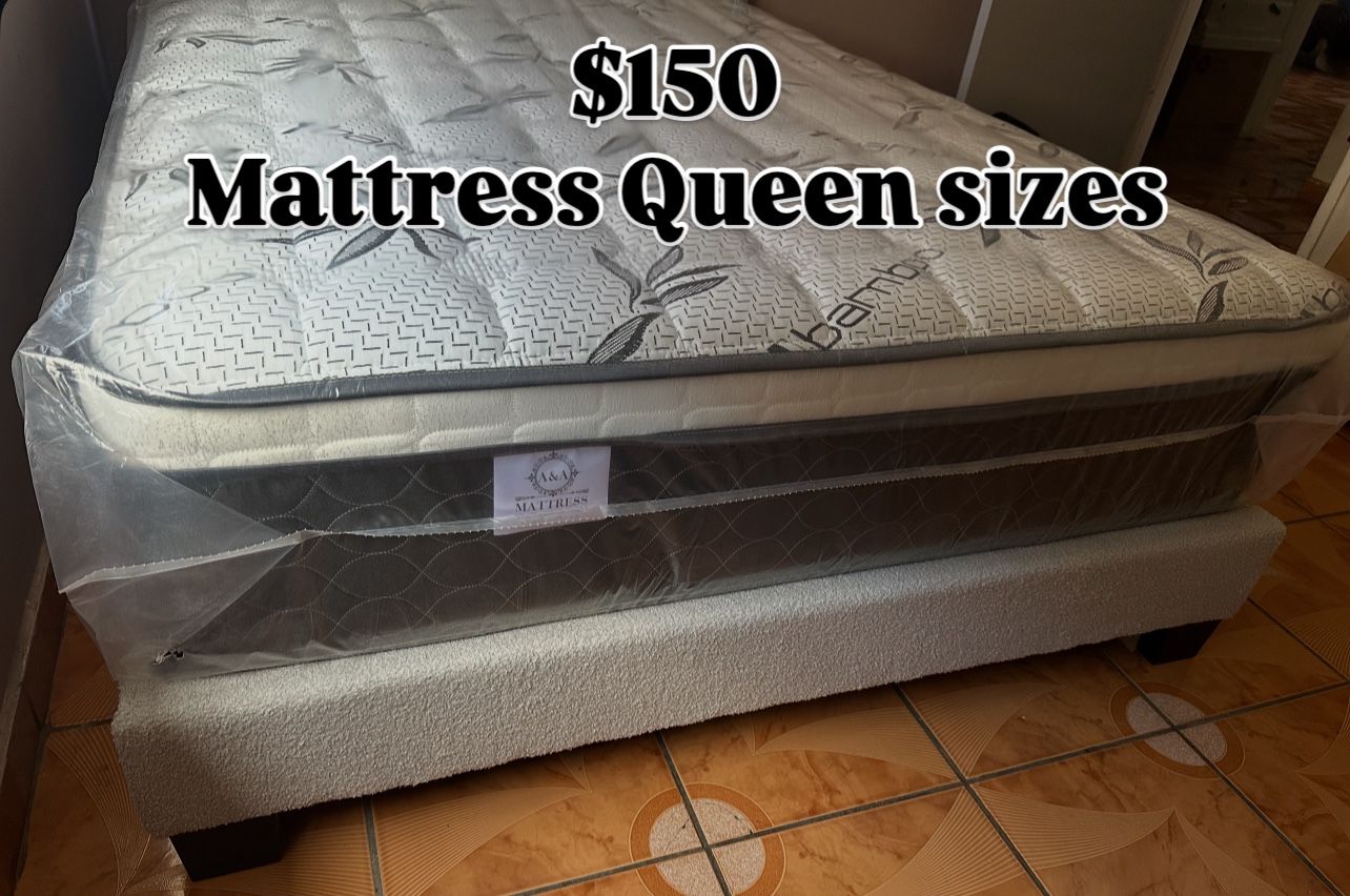Mattress Pillow Top Queen Sizes $150