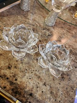 Glass Candle Holders