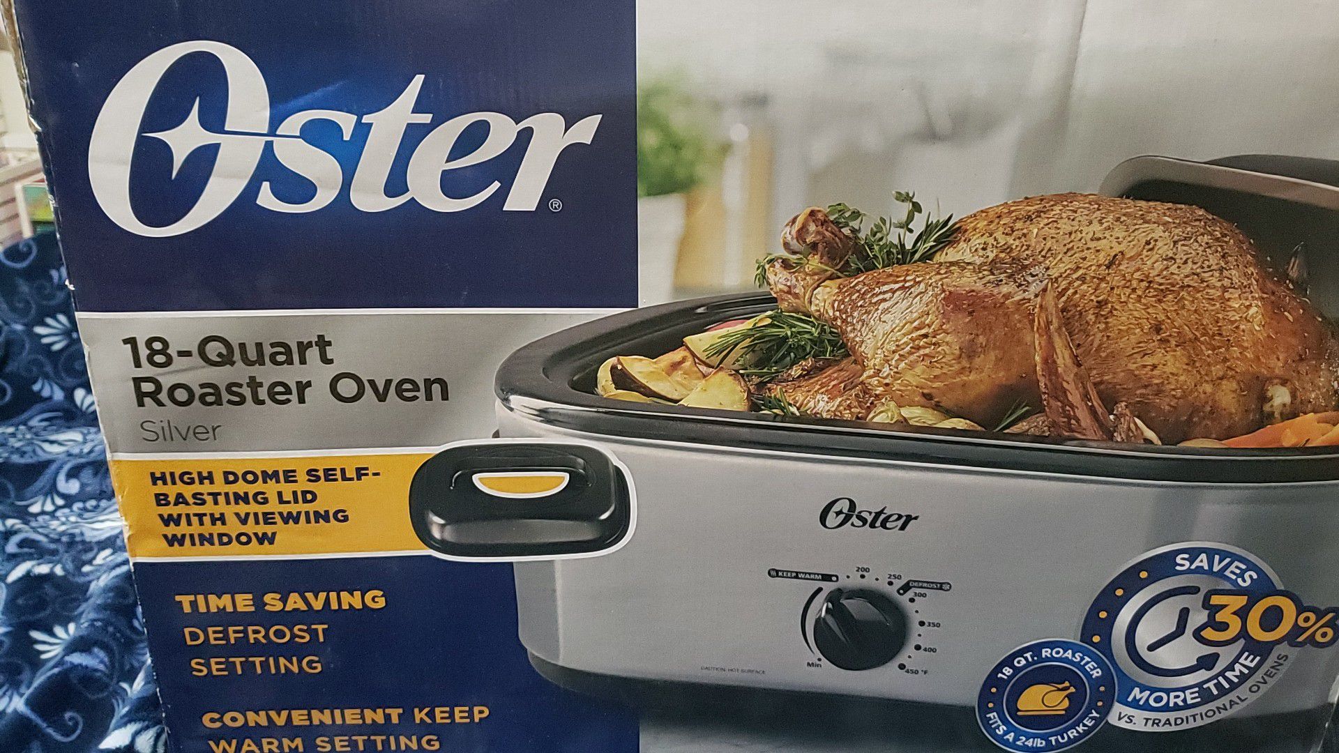 Oster 18 quart roaster oven. $22
