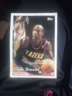BASKETBALL CARD TOPPS 1994 GOLD CHASE CLYDE DREXLER PORTLAND TRAIL BLAZERS