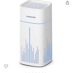 CLONEMUS Humidificadores pequeños para dormitorio (1L), mini humidificador USB portátil para plantas, humidificador de niebla fría de escritorio perso