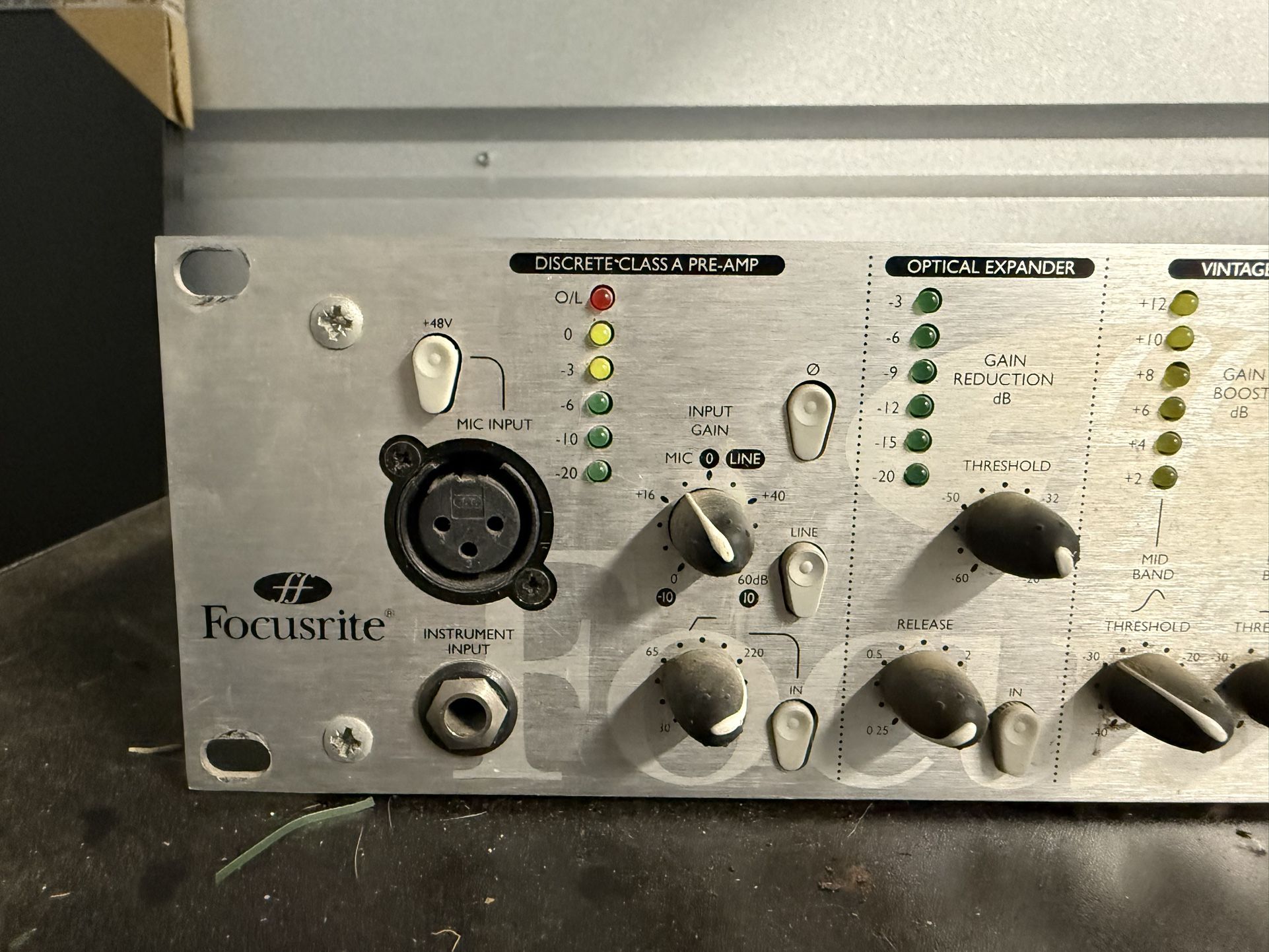 Focusrite Voice master pro チャンネルストリップ Focusrite Platinum