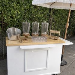Beverage Bar, Aguas Fresca, Refrescos, Water Pitcher, Water Dispensers, Water Jug, Bar Station, Bebidas, Bartender Cart, Mobile Bar