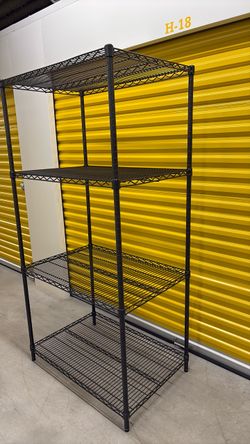 NSF certified industrial 4 shelf wire shelving unit