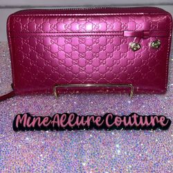 Pink Gucci Wallet 