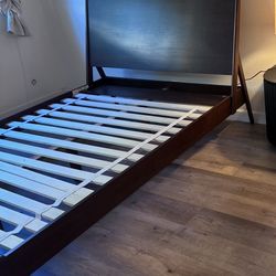 West Elm Wright Bed - Queen -  Bed Frame