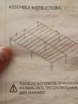King size metal bed frame that holds up to 1000lbs