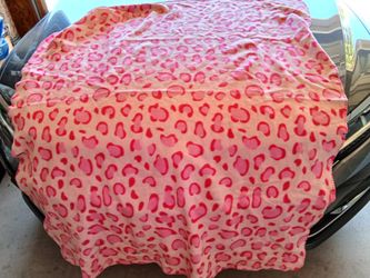 Cheetah Print Blanket $3