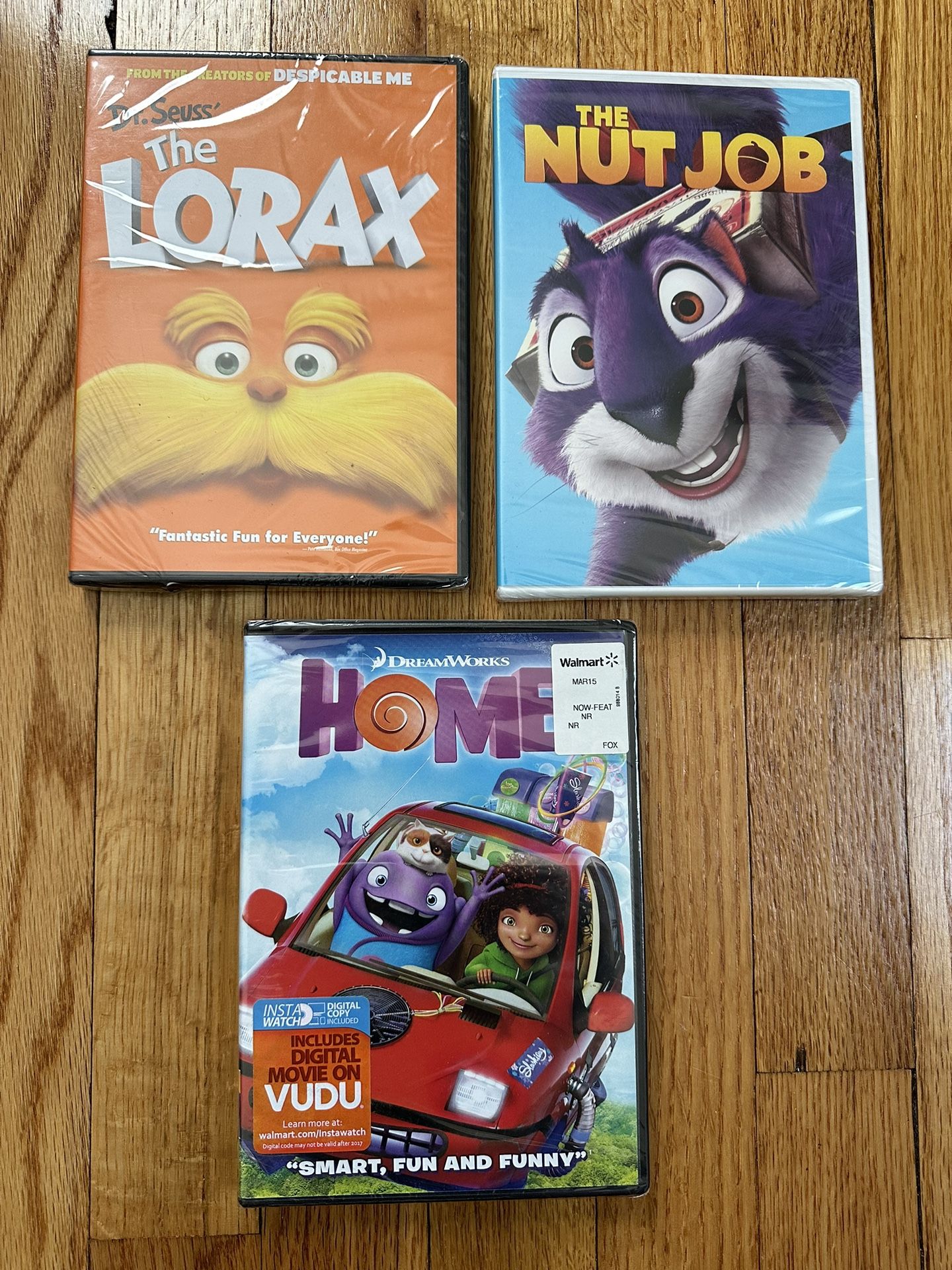 Kids DVD Movies Lot Of 3 NEW & Sealed